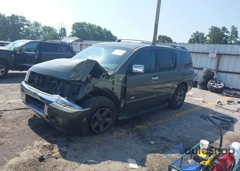 2005 Nissan Armada Se from USA, damaged, VIN 5N1AA08AX5N701942